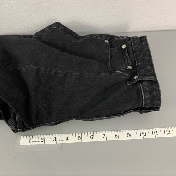 Abercrombie Fitch Womens Skinny High Rise Jeans Curve Love Size 6 (29x30) Black - Picture 10 of 12